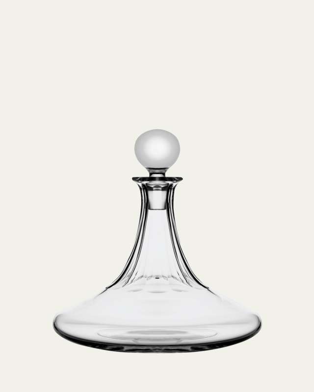 Iona Ships Crystal Decanter